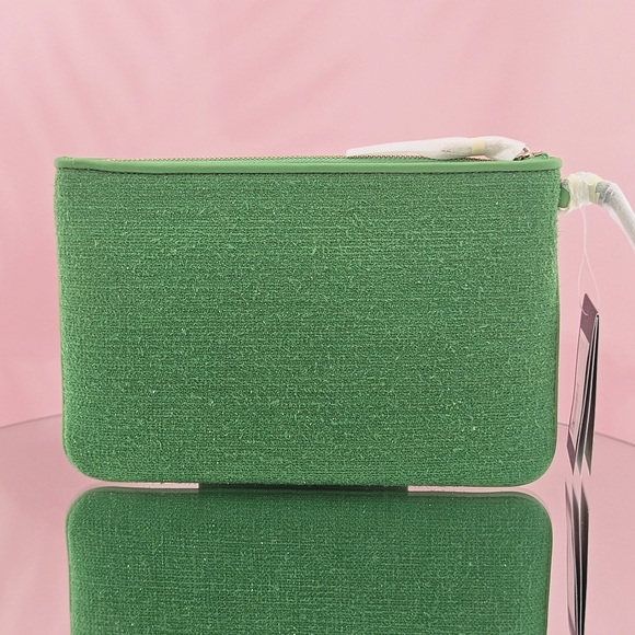 Kate Spade Wristlet Green Multi Tee Time Embellished Astroturf Purse Golf Balls - Picture 5 of 6